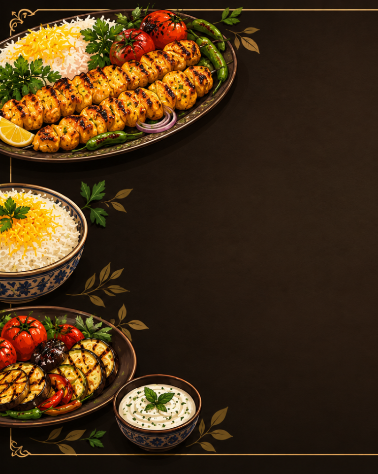 منو غذا تالار یلدا